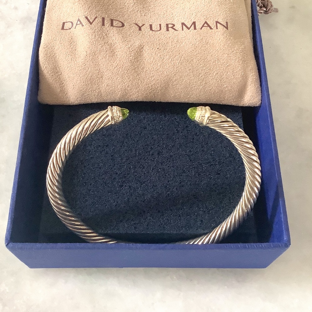 DAVID YURMAN bracelet, Peridot & Diamonds